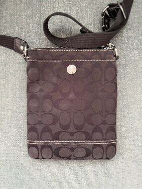 Coach Black Signature Crossbody Bag